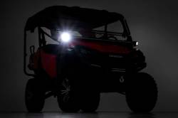 Rough Country Suspension Systems - Rough Country 92011 A-Pillar 2" LED Pod Ditch Light Kit for Honda Pioneer 1000 - Image 2