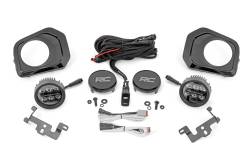 Rough Country Suspension Systems - Rough Country 71095 BLK 3.5" LED Pod Fog Light Kit Flood for 16-23 Toyota Tacoma - Image 3