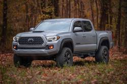 Rough Country Suspension Systems - Rough Country 71095 BLK 3.5" LED Pod Fog Light Kit Flood for 16-23 Toyota Tacoma - Image 6