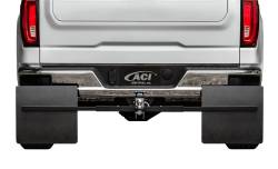 ACI - ACI D200001 ROCKSTAR Hitch Mounted Matte Black Mud Flap Rock Guard - Image 1