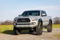 Rough Country Suspension Systems - Rough Country F-T11621A Black Pocket Fender Flares for 16-23 Toyota Tacoma - Image 2