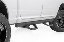 Rough Country Suspension Systems - Rough Country 31011A SRX2 Drop Step Nerf Bars Black for 09-18 RAM Trucks Crew - Image 2
