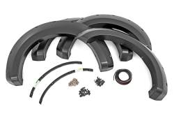Rough Country Pocket Fender Flares Black 17-22 Super Duty F-F21112A