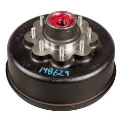 CURT - CURT 148629 12.25" Std Threaded Grease Brake Hub Assembly Installed Bearing Kit - Image 1