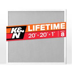 K&N - K&N HVC-8-12020 HVAC Filter 20 x 20 x 1 MERV 8 - Image 1