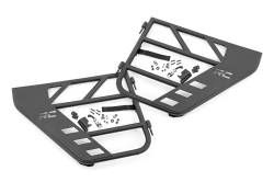 Rough Country 10618 Rear Tubular Steel Tube Doors Black for 18-26 Jeep JL/JT