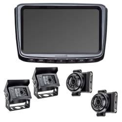 Brandmotion - Brandmotion FLTW-7100 Commercial Vehicle Side Mount 4 Camera Vision System - Image 1
