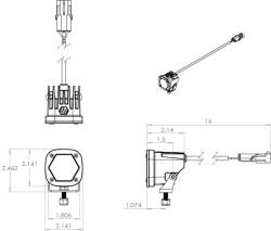 Baja Designs - Baja Designs 387801WT S1 White LED Auxiliary Light Pod Pair - Image 2