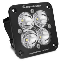 Baja Designs - Baja Designs 551001 Squadron Sport Black Flush Mount LED Auxiliary Light Pod - Image 1