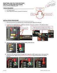 sPOD - sPOD 860005 Bantam Low Voltage Bypass - Image 2