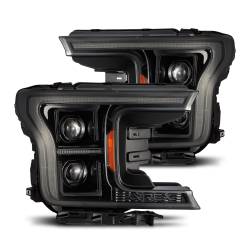 AlphaRex - AlphaRex 880253 Black Projector Headlights for 18-20 Ford F150 - Image 1