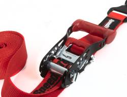 SpeedStrap - SpeedStrap 15223-2 Red 1.5"x10' Ratchet Tie-Down w/Soft-Tie for UTV/SxS Cargo PR - Image 3