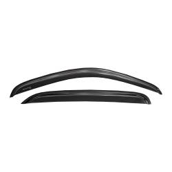TrailFX - TrailFx 2971H 2PC Window Vents Low Profile TapeOn Smoke Acrylic 2PC - Image 1