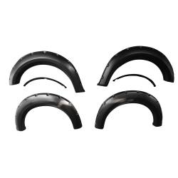 TrailFX - TrailFX TFF3002S Pocket Style Fender Flare Set Black Smooth Paintable Finish - Image 1