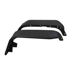 TrailFX - TrailFX J052FF Fender Flare Flat 7.5" Tire Cover Black 1.5" Tubing Pair - Image 1