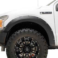 TrailFX - TrailFX PFFF3006T Fender Flares Bolt-On 2"Tire Coverage Textured Black ABS 4Pc - Image 2