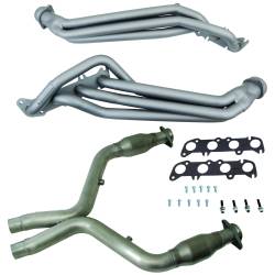 BBK Performance Parts - BBK 16331 11-14 Mustang GT 1.75" Long Tube Headers Plus Mid Pipe Titanium CERAMI - Image 1