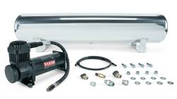 Air Lift Performance - Air Lift 27806 4 Gallon Polished Tank w/Viair 444c Black Compressor - Image 1