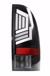 Winjet - Winjet CTWJ-0704-GBC-SQ Black/Clear Sequentail Taillightsfor 05-15 Toyota Tacoma - Image 1