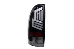 Winjet - Winjet CTWJ-0704-BC-SQ Black/Clear Sequentail Taillights for 05-15 Toyota Tacoma - Image 1