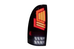 Winjet - Winjet CTWJ-0704-BC-SQ Black/Clear Sequentail Taillights for 05-15 Toyota Tacoma - Image 2