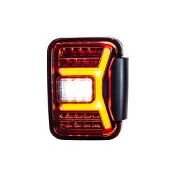 Winjet - Winjet CTRNG0669-BR-SQ LED Taillights w/LED & Brake Set for 20+ Jeep Gladiator - Image 2