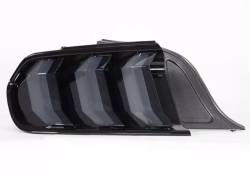 Winjet - Winjet CTRNG0680-GBS Gloss Black Smoke LED Taillights for 18-21 Ford Mustang - Image 2