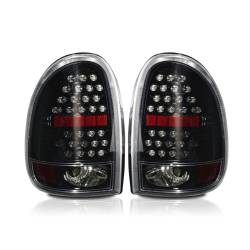 Winjet - Winjet CTWJ-0013-GBC Gloss BlackSmoke LED Taillights for Dodge/Chrysler/Plymouth - Image 1