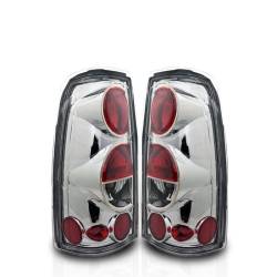Winjet - Winjet CTWJ-0004-CC Chrome/Clear Taillights for 99-06 Chevy& GMC Sierra - Image 2