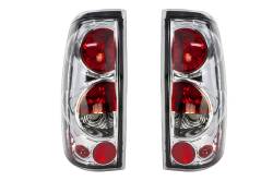 Winjet - Winjet CTWJ-0004-CC Chrome/Clear Taillights for 99-06 Chevy& GMC Sierra - Image 1
