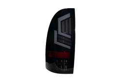 Winjet - Winjet CTWJ-0704-BS-SQ Black/Smoke Sequentail Taillights for 05-15 Toyota Tacoma - Image 1