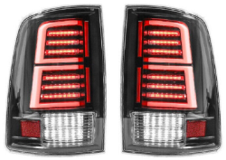 Winjet - Winjet CTWJ-0696-BC-SQ Black Smoke LED Sequential Taillights for 09-18 Dodge Ram - Image 2