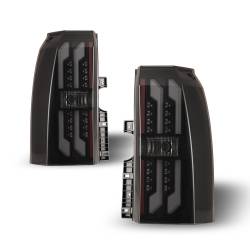 Winjet - Winjet CTWJ-0437-BS Black Smoke LED Taillights for 14-15 Chevy Tahoe Suburban - Image 1
