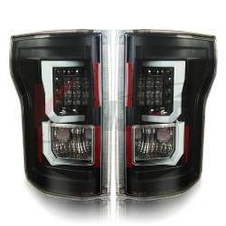 Winjet - Winjet CTWJ-0440-BC Black/Clear LED Taillights for 15-17 Ford F150 - Image 1