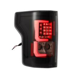 Winjet - Winjet CTWJ-0440-BC Black/Clear LED Taillights for 15-17 Ford F150 - Image 2