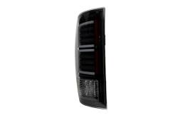 Winjet - Winjet CTWJ-0696-GBC-SQ Black/Clear LED Sequential Taillights for Dodge Ram - Image 2