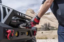 Body Armor 4x4 - Body Armor 3216 Trail Gloves Large Red/Black - Image 4