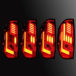 Winjet - Winjet CTRNG0667-CR-SQ LED Sequential Taillights Set for 14-18 Toyota Tundra - Image 2