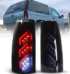 Winjet - Winjet CTWJ-0702-BS Black Smoke LED Taillights for Select GM Fullsize SUV/Trucks - Image 1