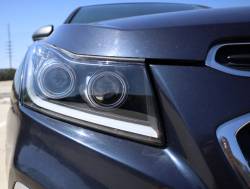 Winjet - Winjet CHWJ-0324-B Black/Clear DRL Projector Headlights for 11-12 Chevy Cruze - Image 2