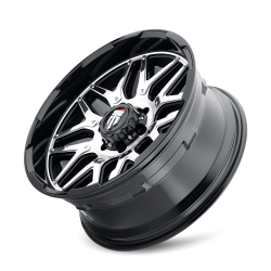 American Truxx - American Truxx AT151 Grind 20x9 5x5.0 -12mm Black/Machined AT151-2973BM-12 - Image 3