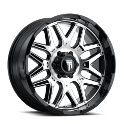 American Truxx - American Truxx AT151 Grind 20x9 5x5.0 -12mm Black/Machined AT151-2973BM-12 - Image 1
