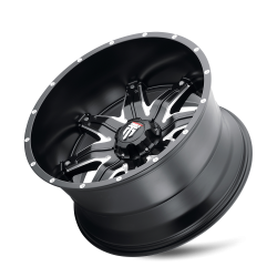 American Truxx - American Truxx AT185 Lonestar 22x12 5x5.0 -44mm Black/Milled AT185-22273M-44 - Image 3
