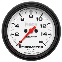 AutoMeter - AutoMeter 5844 Phantom Digital Pyrometer Gauge Kit 0-1600F 2-5/8" Stepper Motor - Image 1