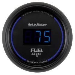 AutoMeter - AutoMeter 6910 Cobalt Digital Programmable Fuel Level Gauge 0-280Ohm 2-1/16" Blk - Image 1