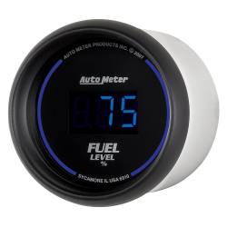 AutoMeter - AutoMeter 6910 Cobalt Digital Programmable Fuel Level Gauge 0-280Ohm 2-1/16" Blk - Image 2