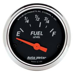 AutoMeter - AutoMeter 1423 Air-Core Designer Black Fuel Level Gauge 73-10 Ohm 2-1/16" - Image 1