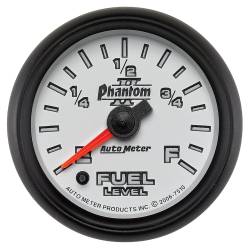 AutoMeter - AutoMeter 7510 Phantom II Elec Pro Fuel Level 0-280Ohm 2-1/16" Stepper Motor - Image 1