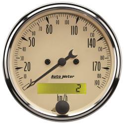 AutoMeter - AutoMeter 1809-M Antique Beige 5 Gauge Kit Elec Speedometer 3-1/8 & 2-1/16" KWH - Image 5