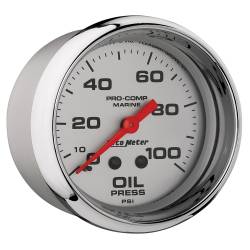 AutoMeter - AutoMeter 200777-35 Marine Mechanical Oil Pressure Gauge - Image 3